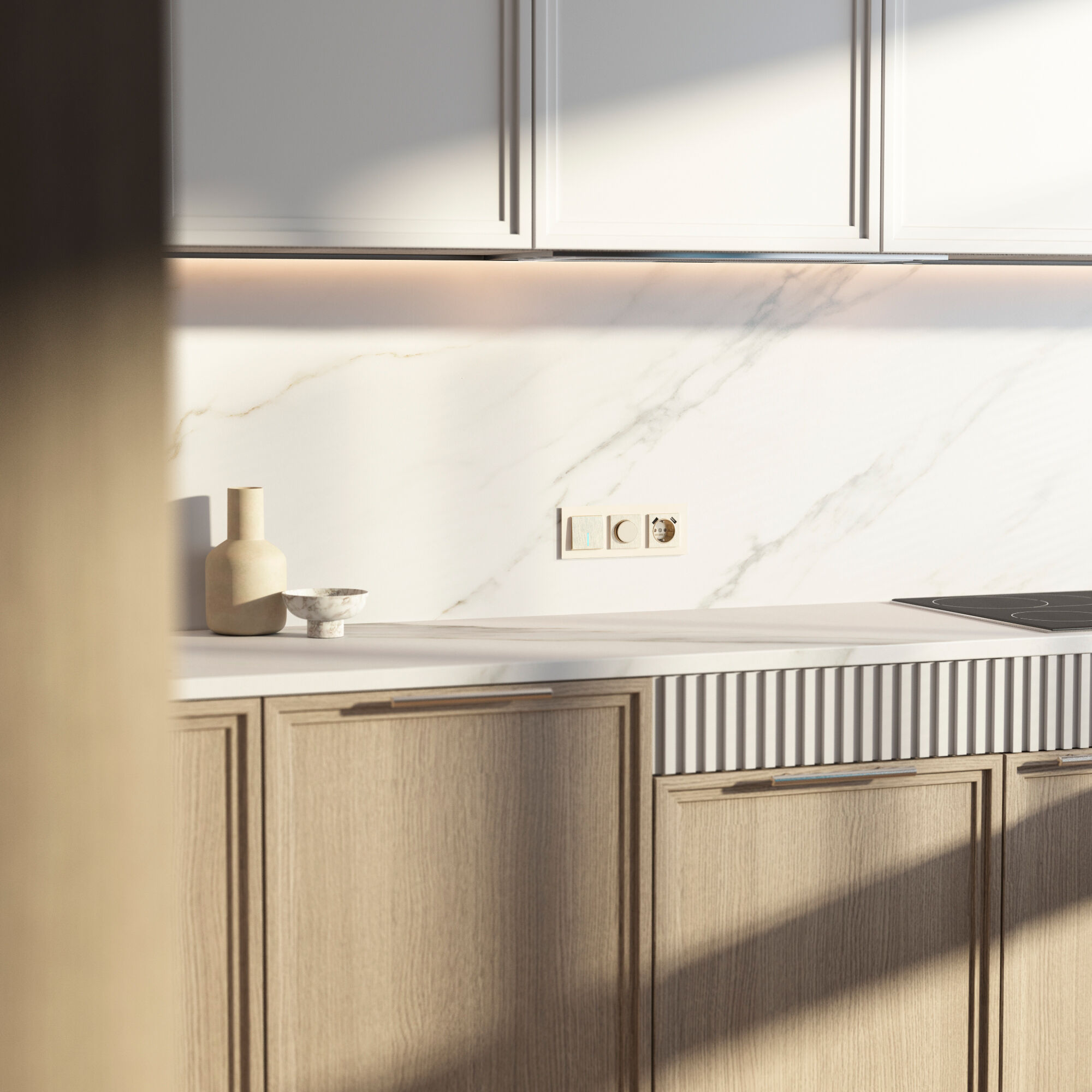 W1142010/ Диммер N (шампань рифленый) W1142010