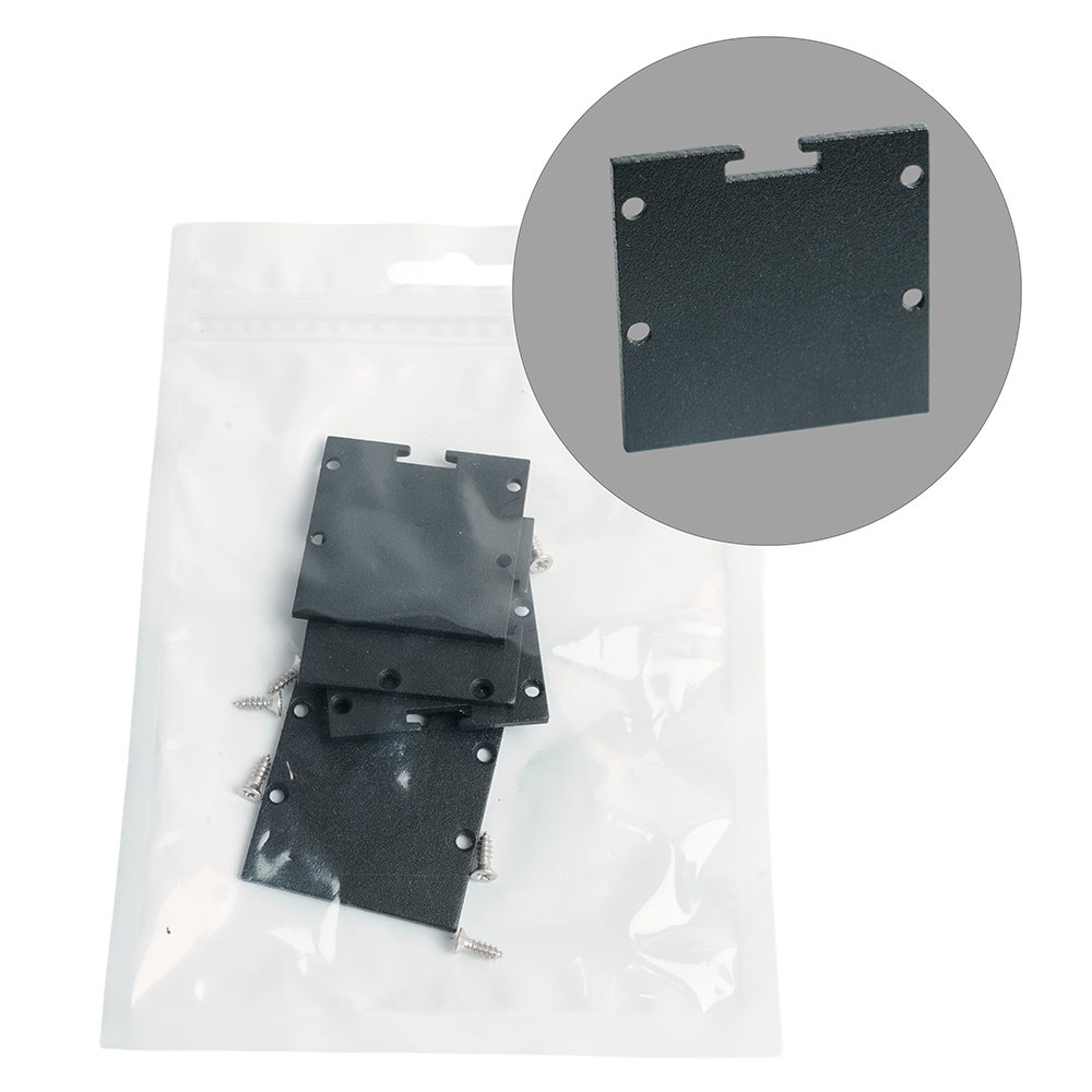 Заглушка без отверстия для профиля CAB256,  LD352 (комплект 4шт)