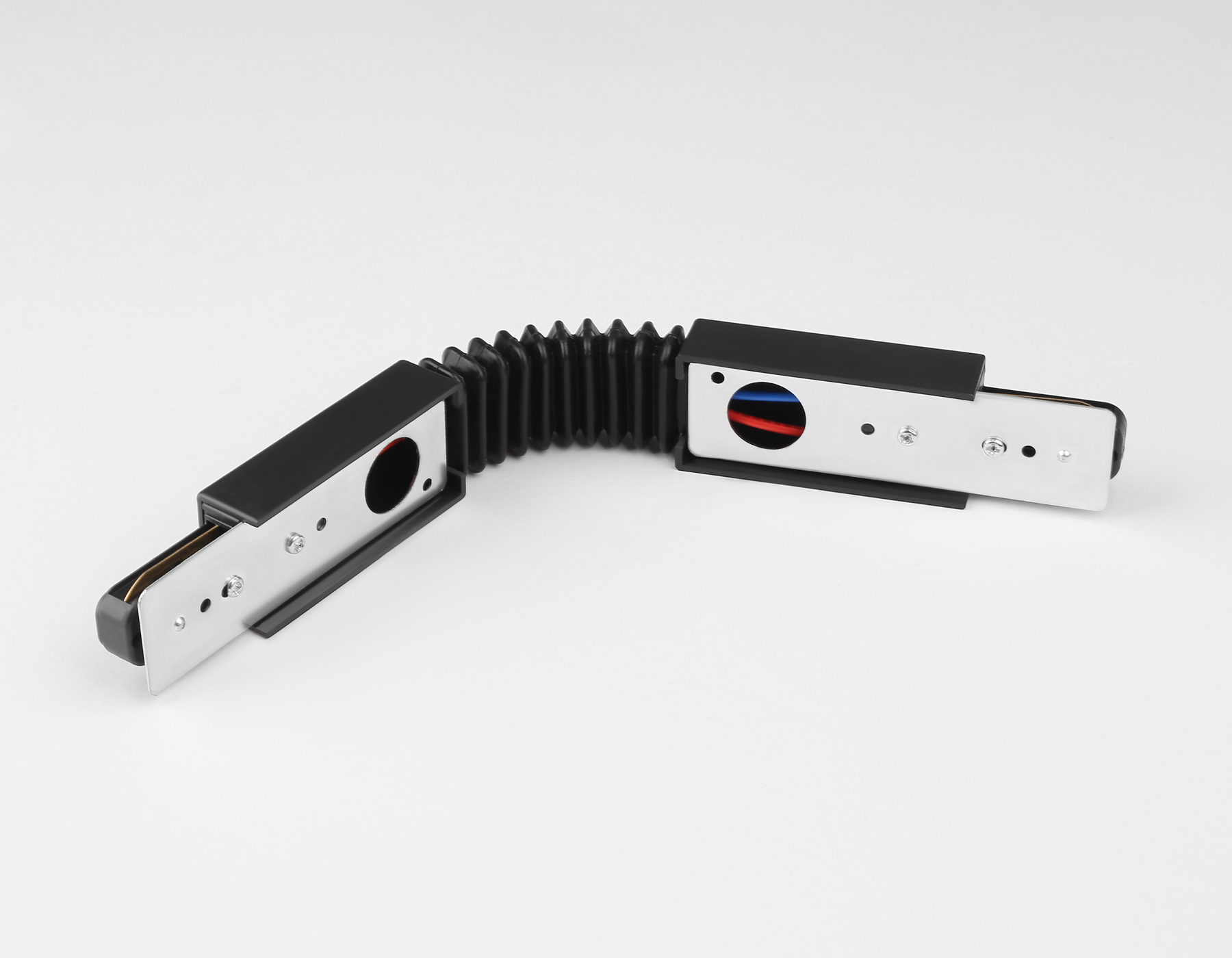 GL7176 BK черный коннектор гибкий для однофазного шинопровода Standard 220V 285*35*20