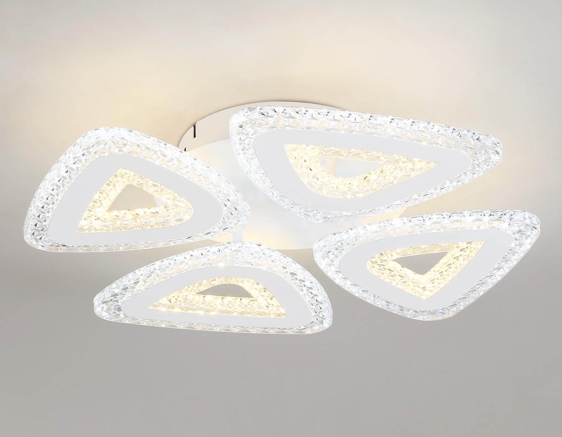 Потолочный LED светильник FA4019/4 WH белый 82W 3000K+6400K/4200K/6400K+3000K D420*85 (ПДУ ИК)