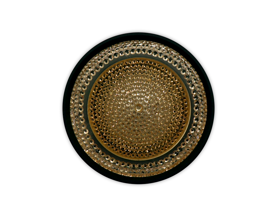 Встраиваемый точечный светильник Ambrella TN348 SBK/TI черный песок/янтарь GU5.3 D85*45