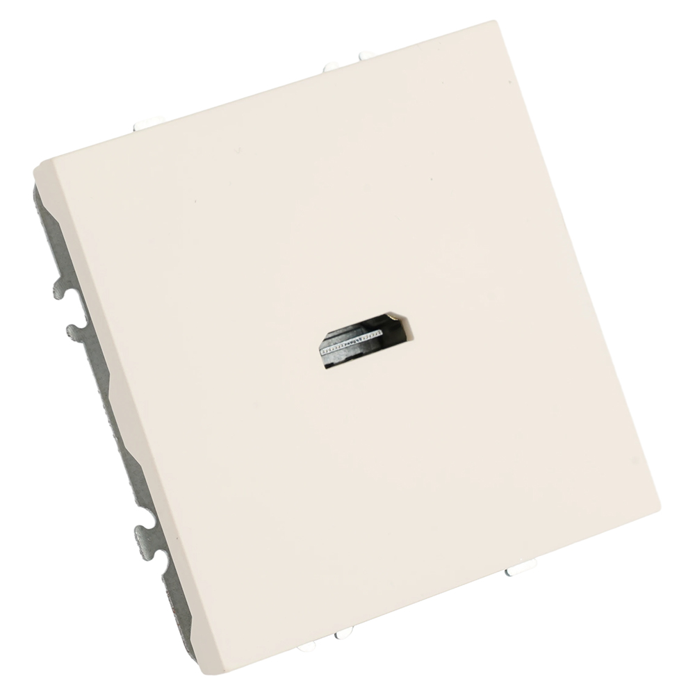 Розетка HDMI 2.0 Type A (механизм), STEKKER, серия Эмили, RST00-5118-08, кашемир, soft touch