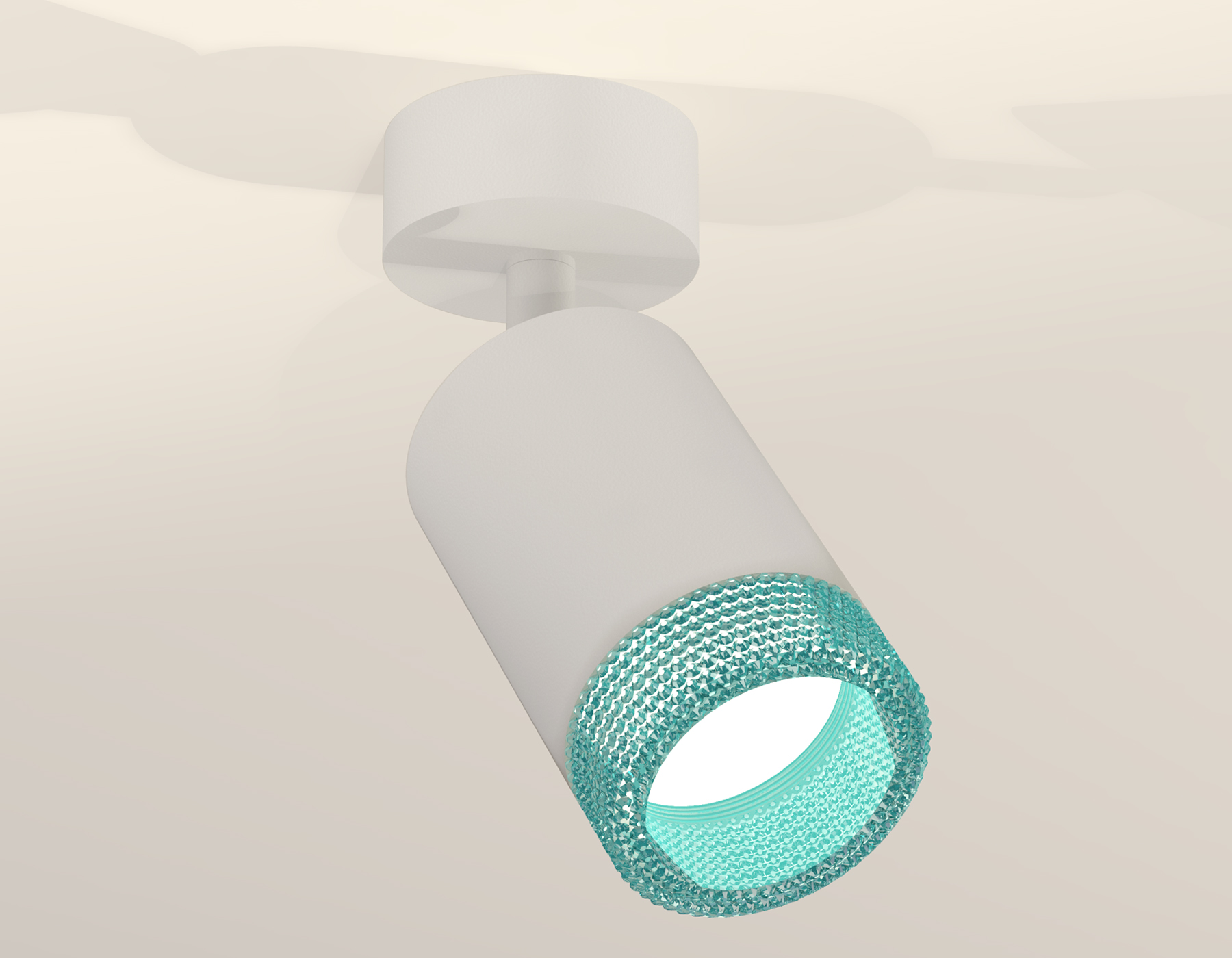 Накладной поворотный светильник XM6312004 SWH/BL белый песок/голубой MR16 GU5.3 (A2202, C6312, N6153)