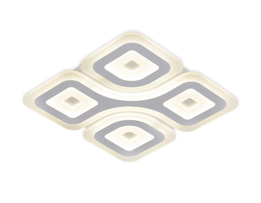 Светильник Ambrella FA801 WH 140W 500*500*50 (ПДУ РАДИО 2.4)