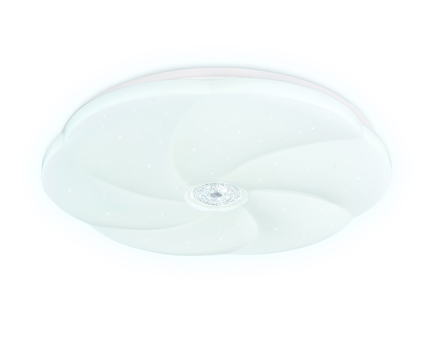 Потолочный светодиодный светильник Ambrella  FF24 WH белый 72W  (ПДУ ИК)