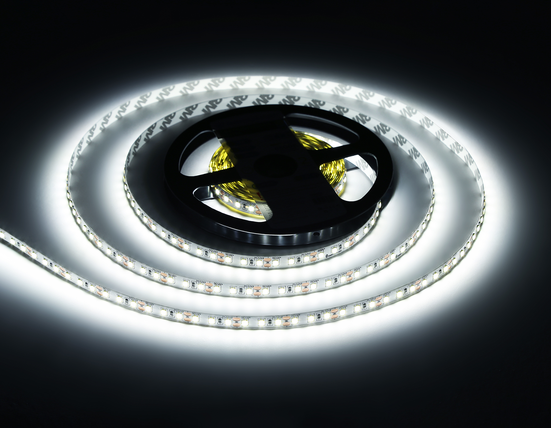 GS1103 2835 120Led/ 9.6W m/ 12V IP20 6500K/ 5000*8*1.2mm (2 конт.)