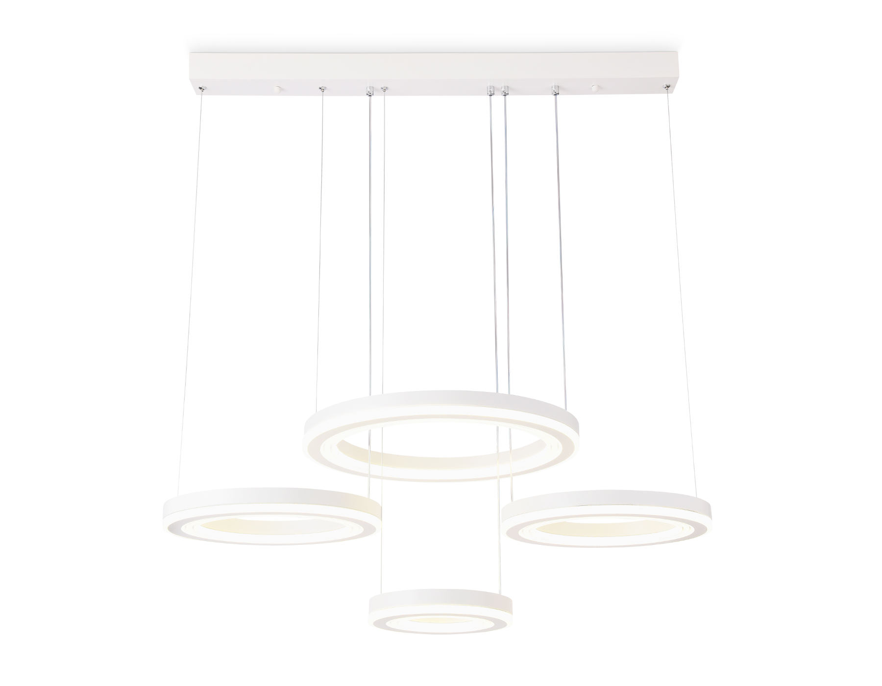 Подвесной LED светильник FA4325/4 WH белый 3000K/4200K/6400K 168W 770*400*720 (ПДУ РАДИО 2.4G)