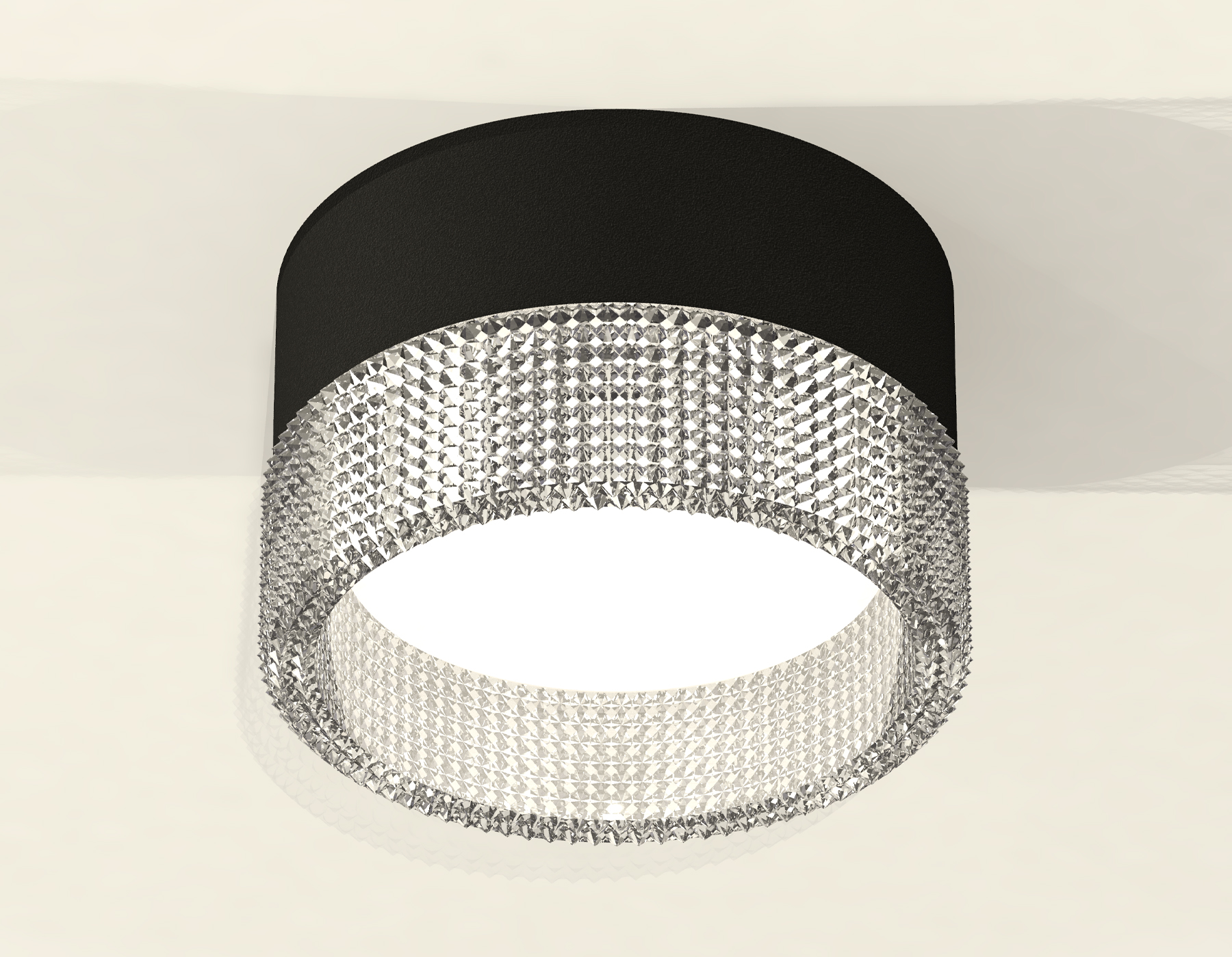 Накладной светильник XS8102030 SBK/CL черный песок/прозрачный GX53 (C8102, N8480)