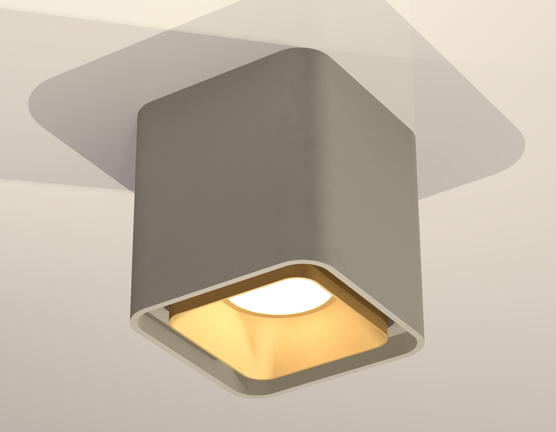 Накладной светильник XS7842004 SGR/SGD серый песок/золото песок MR16 GU5.3 (C7842, N7704)