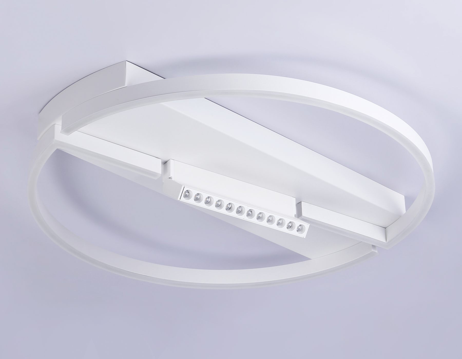 Потолочный светильник Ambrella FL51459/1+1 WH белый 72W 3000K-6400K+4200K D600*110 (ПДУ РАДИО 2.4G)