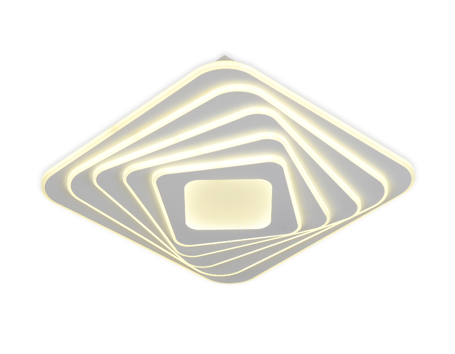 Потолочный управляемый светильник Ambrella Original FA816 WH 82W белый