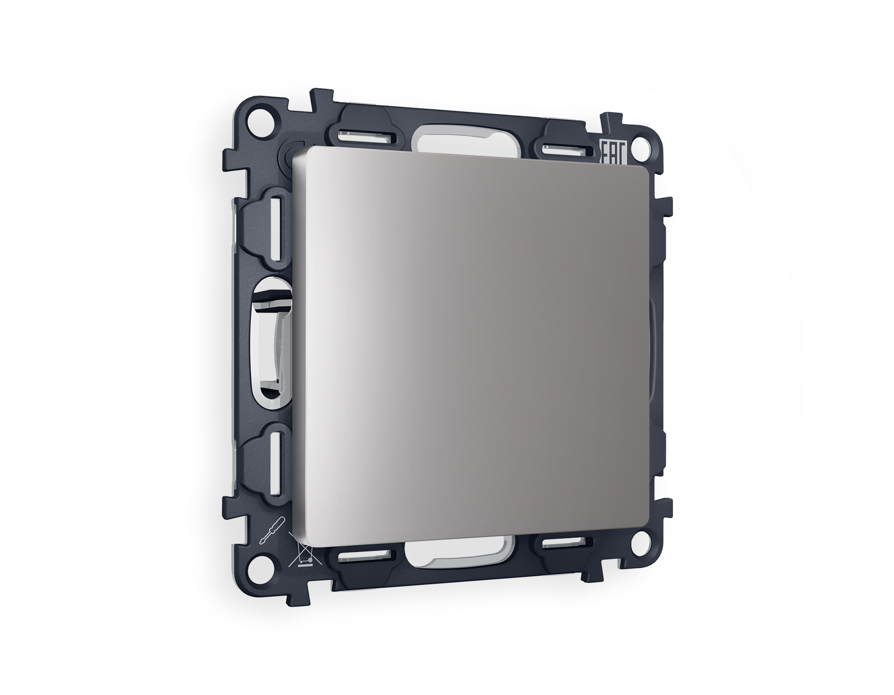 MA516010 Комплект суппорта универсального ALFA Сталь матовый QUANT (AP5160, VM240)