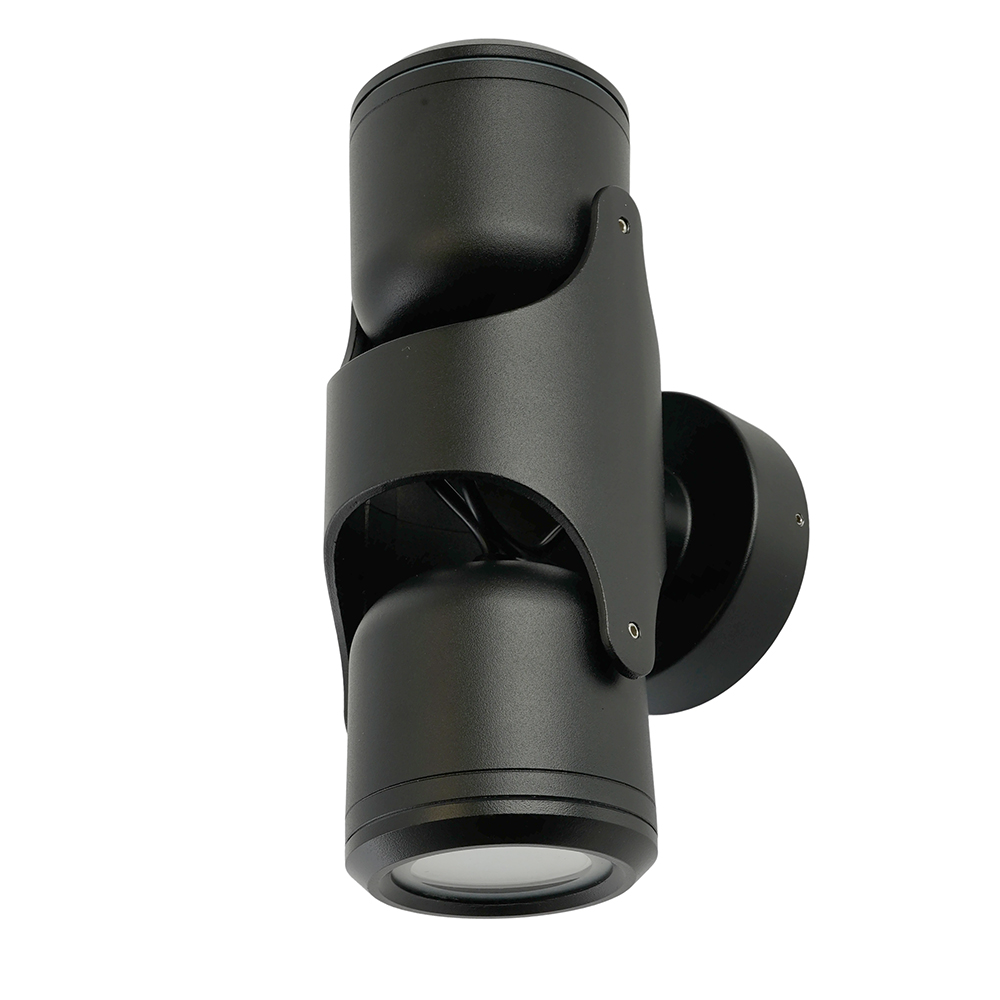 Светильник садово-парковый Feron DH1502, на стену,  GU10, 220-240V, черный