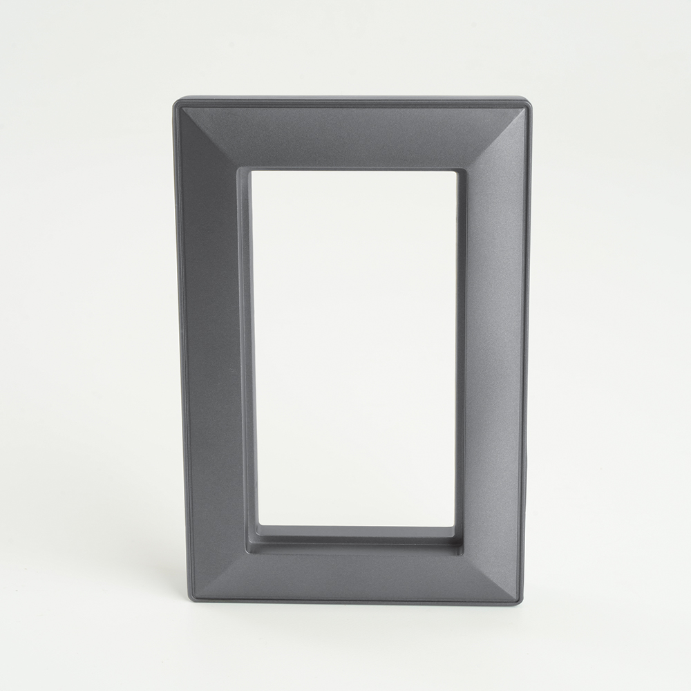 Рамка  2-местная (без перемычки),  пластик, STEKKER, PFR00-7012-06, серия Катрин, графит