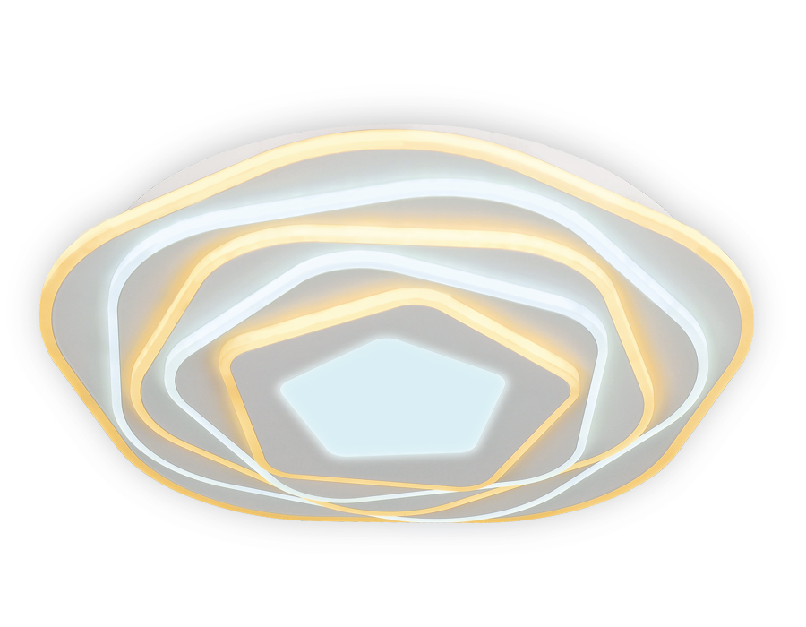 Потолочный управляемый светильник Ambrella Original FA814 WH 78W белый