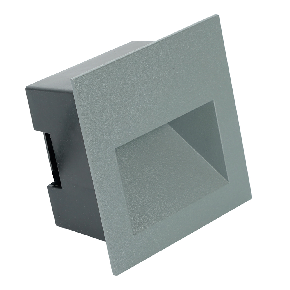 Светодиодный светильник Feron LN013-1 встраиваемый 3W 4000K, IP65, серый