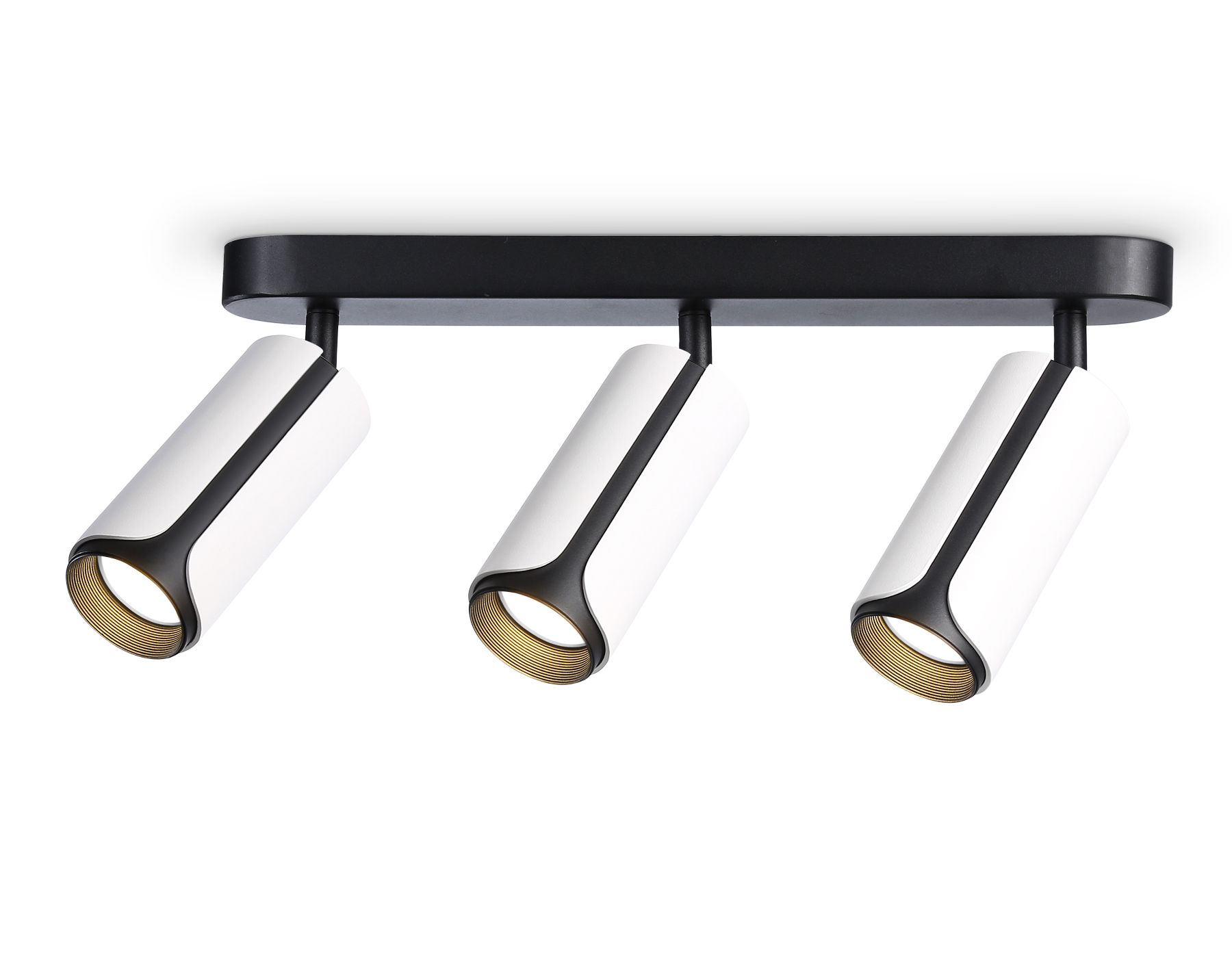 Настенно-потолочный поворотный спот Ambrella TN51603/3 WH/BK белый/черный GU10/3 380*60*195