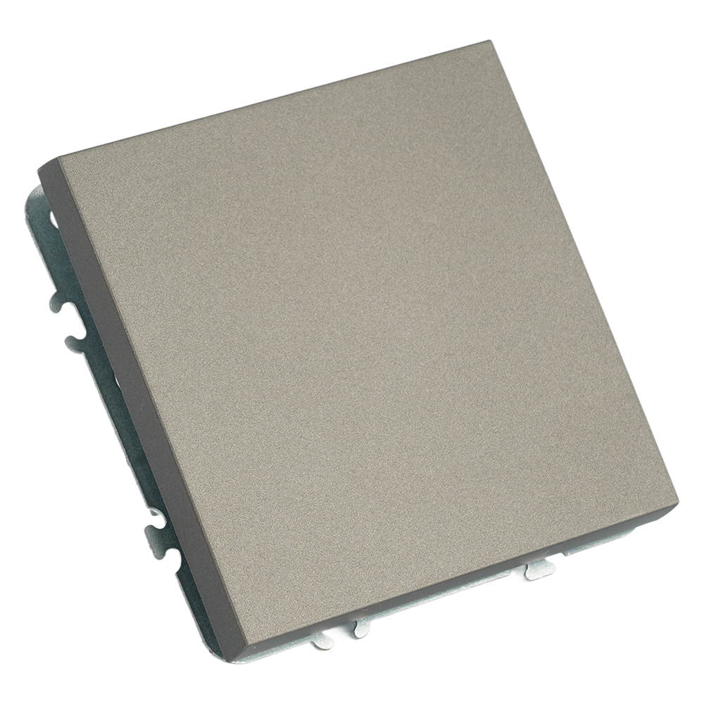 Переключатель перекрестный 1-клавишный (механизм), STEKKER, 250В, 10А, серия Эмили, RSW10-5110-09, антрацит, soft touch