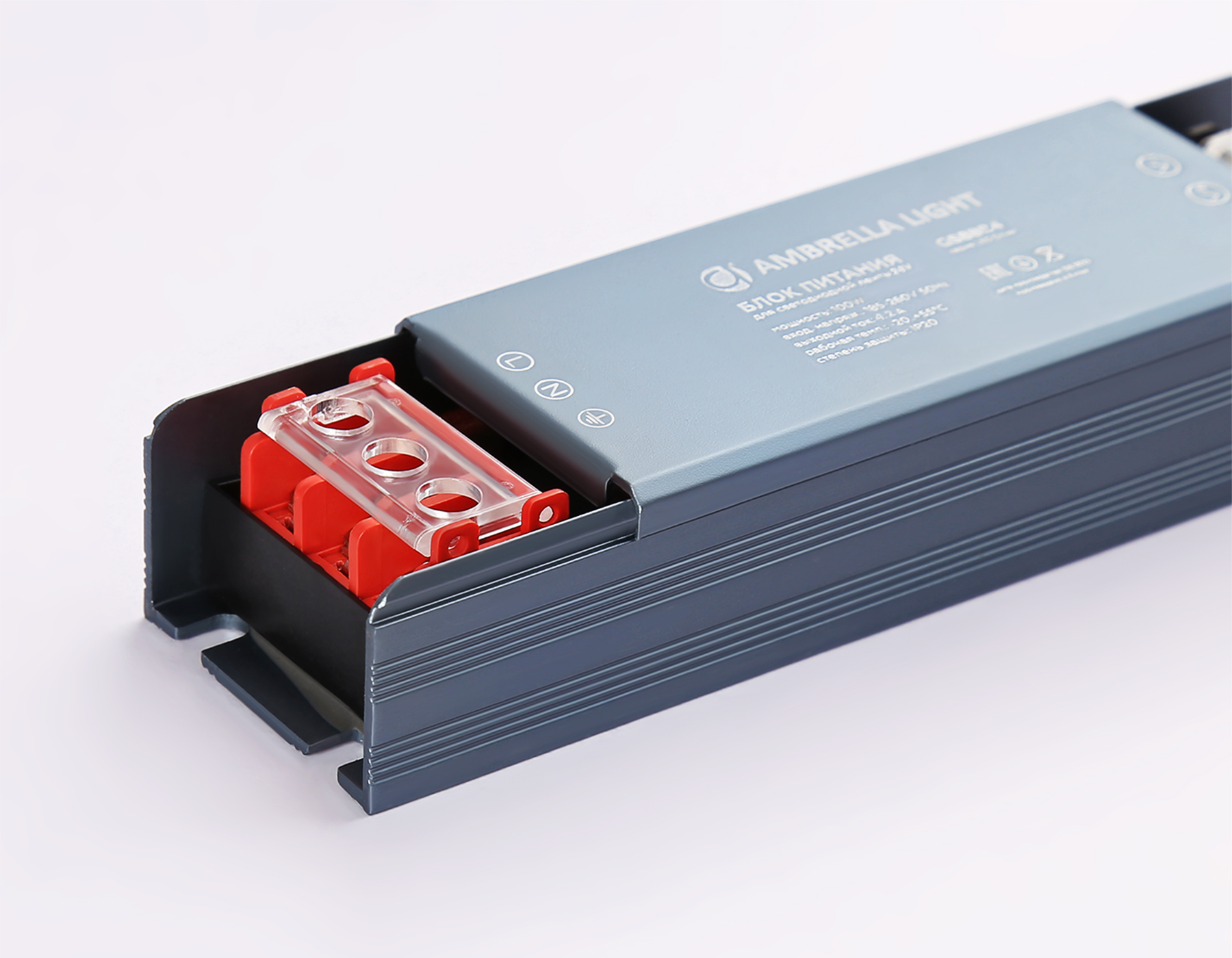 GS8824 блок питания 24V 100W 4.2A IP20 185-260V 130*35*22