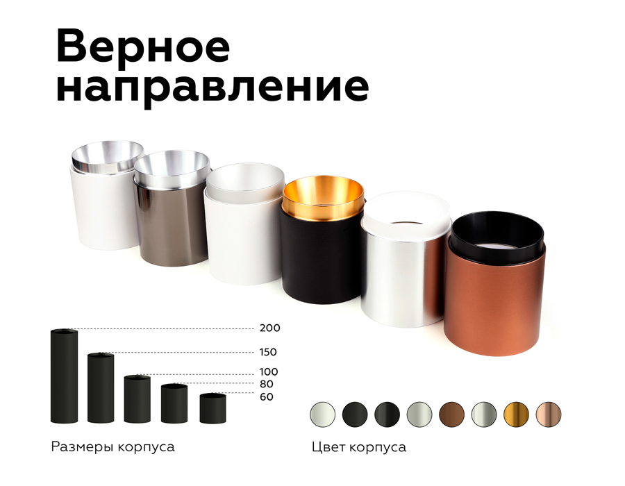 Корпус светильника накладной Ambrella C6305 PSL серебро полированное D60*H60mm MR16 GU5.3 для насадок D60mm