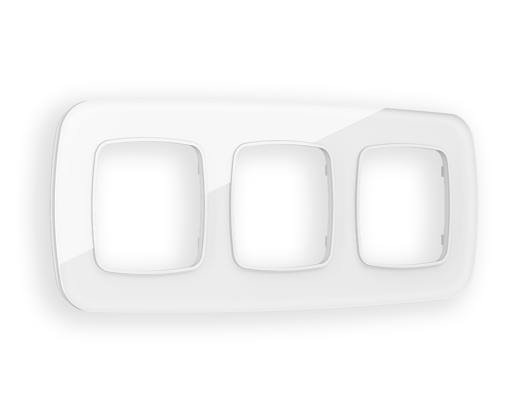 OF320103 Рамка OMEGA Radian (Белый Стекло органическое) 3-ая