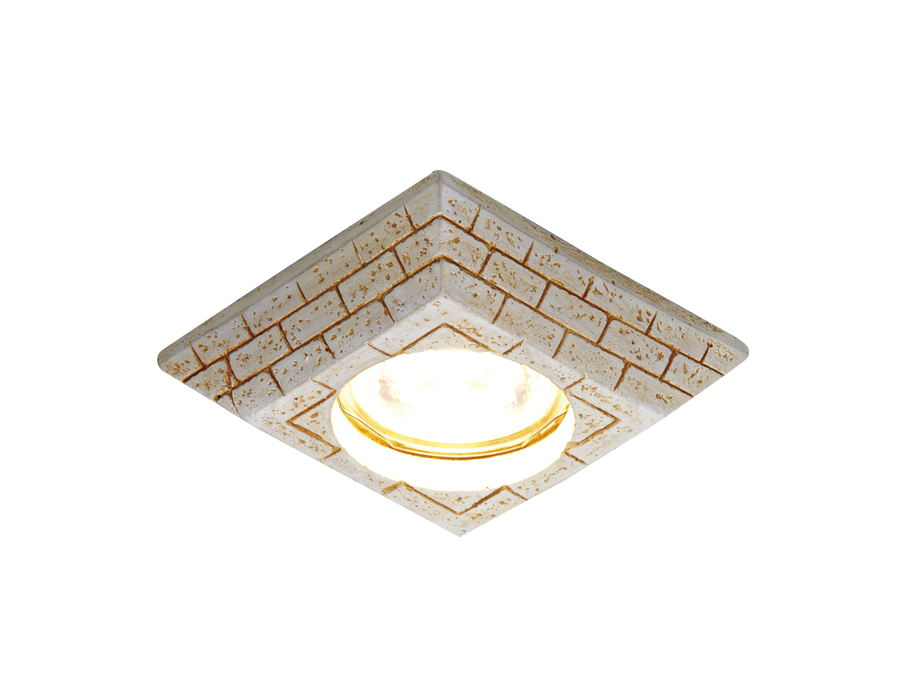 Встраиваемый светильник Ambrella D2920 BG бежевый гипс