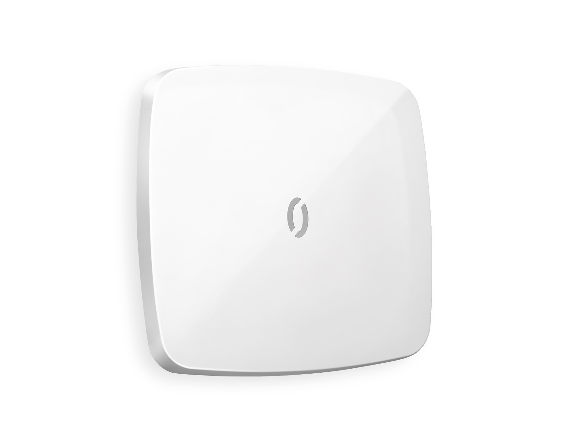 OP1020 Лицевая панель OMEGA (Белый глянец) для 1-кл выключателей с подсветкой QUANT