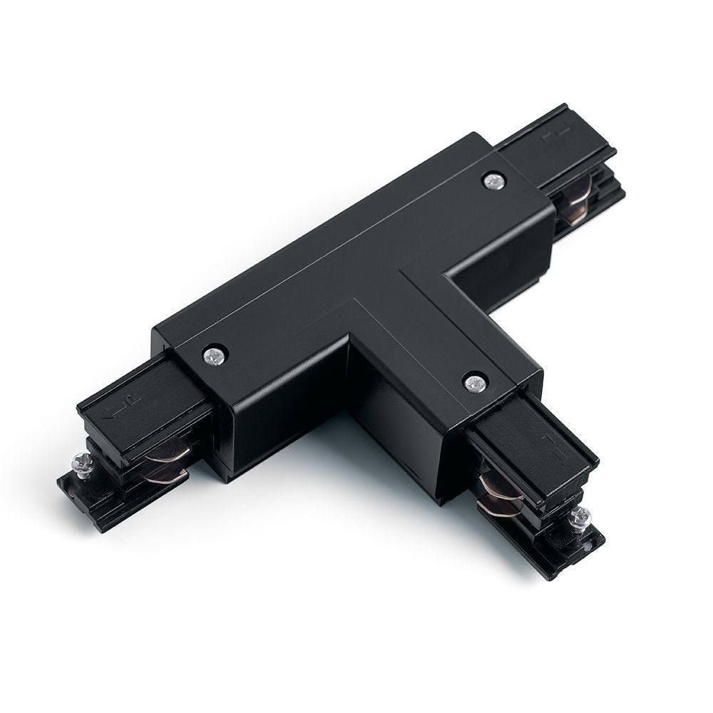 Коннектор Т-образный для шинопровода Feron PRO-0436 R1, черный, правый (внешний) ,91332