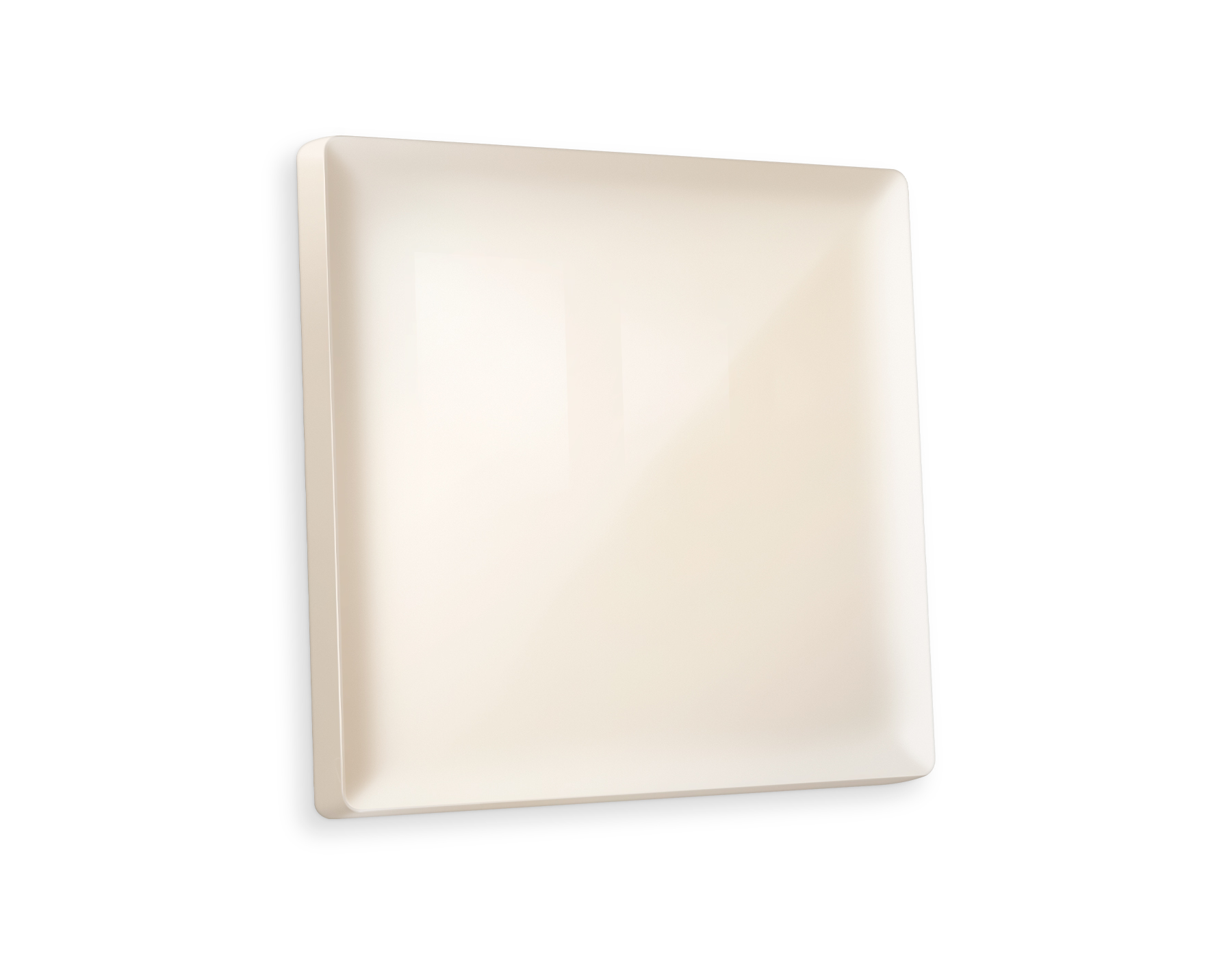AP3010 Лицевая панель ALFA (Бежевый глянец) для 1-кл выключателей QUANT