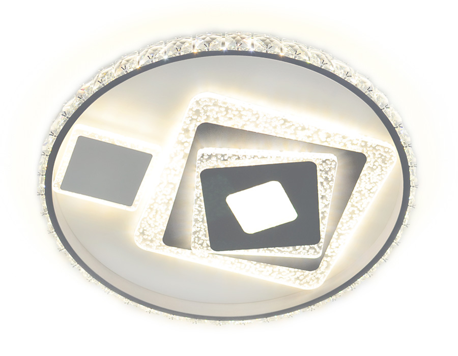 Потолочный управляемый светильник Ambrella ICE FA242 WH 105W белый