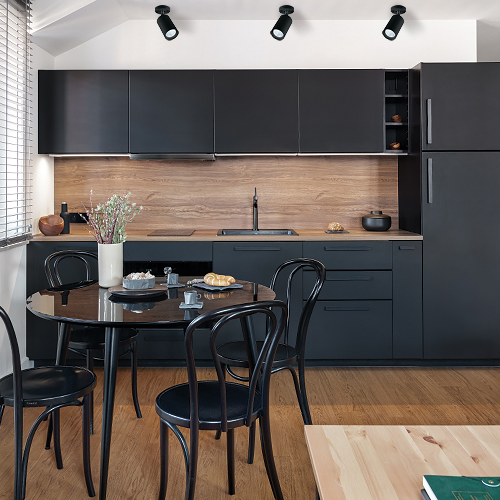 Светодиодный светильник Feron AL519 накладной 10W 4000K черный наклонный Светодиодный светильник Feron AL519 накладной 10W 4000K черный наклонный