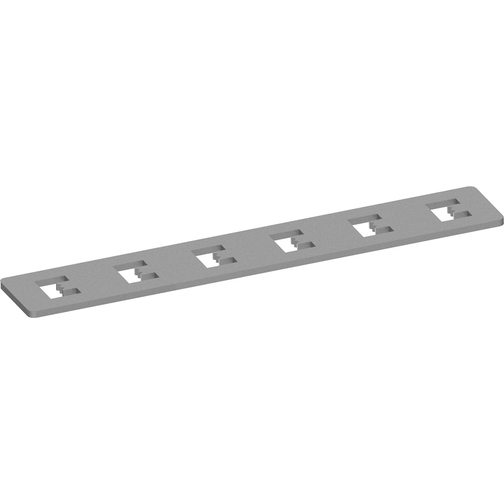 Соединитель прямой для низковольтного встраиваемого шинопровода, белый, LD2003