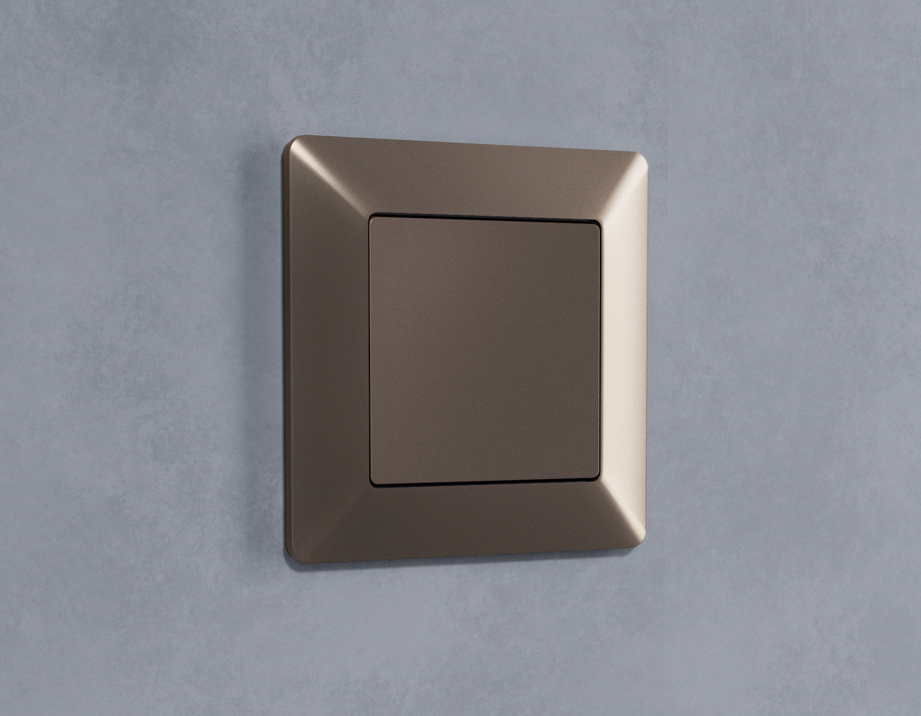 AP6460 Лицевая панель ALFA (Темная бронза матовый) заглушка для суппорта QUANT