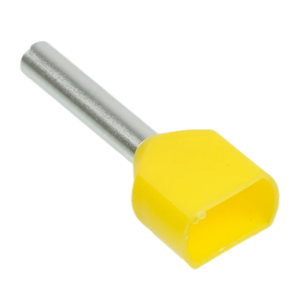 LD406-1512 Наконечник штыревой втулочный изолированный НШВИ(2) 1,5-12 (упаковка 100 шт)