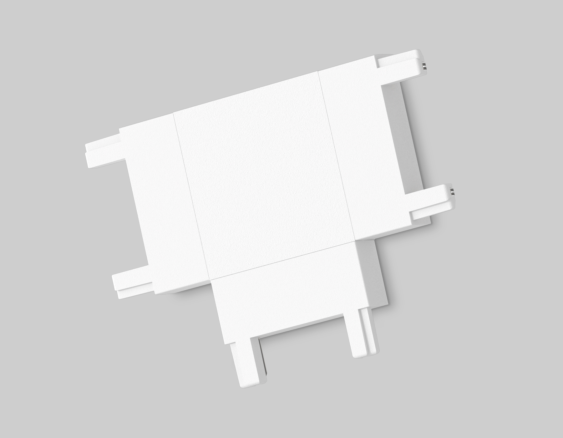 Коннектор T-образный для шинопровода Magnetic Ultra Slim Ambrella GV1118 WH белый 46*36*6