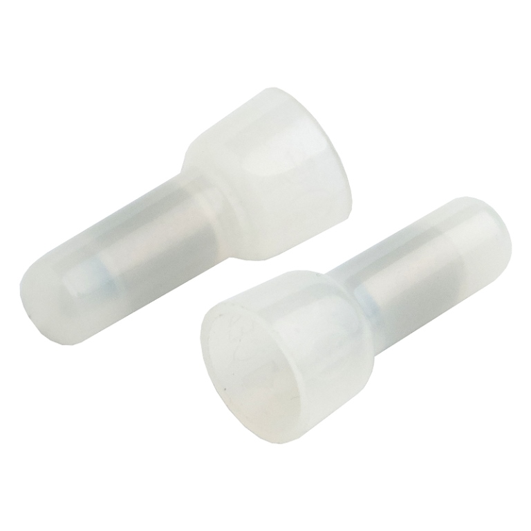 Концевые изолирующие зажимы GENERAL GKIZ-1-2,5-W, (1-2,5 мм2), белый, 100 штук