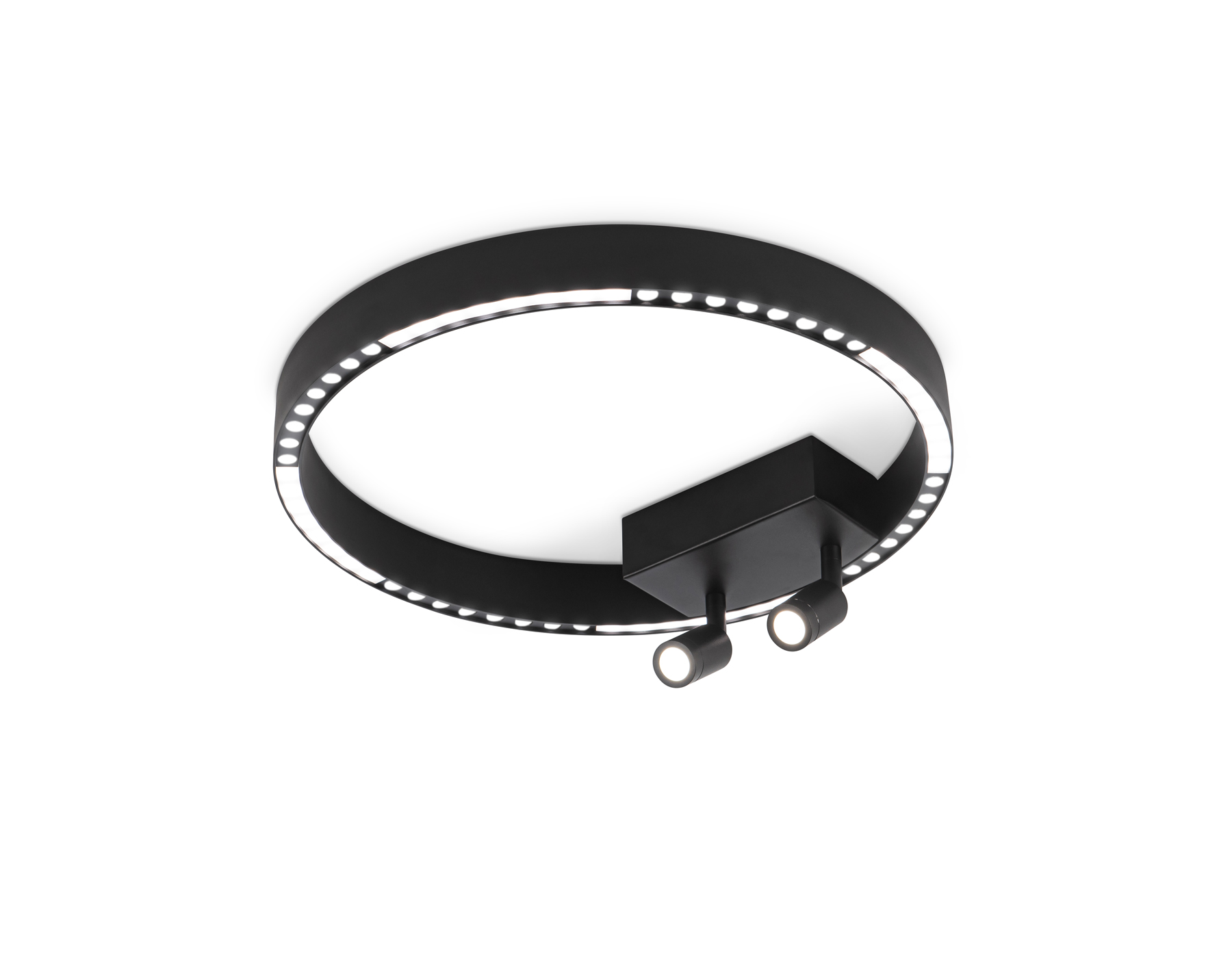 Потолочный LED светильник FL5806/1+2 BK черный 25W 3000K/4200K/6400K D400*95 (без ПДУ) Потолочный LED светильник FL5806/1+2 BK черный 25W 3000K/4200K/6400K D400*95 (без ПДУ)