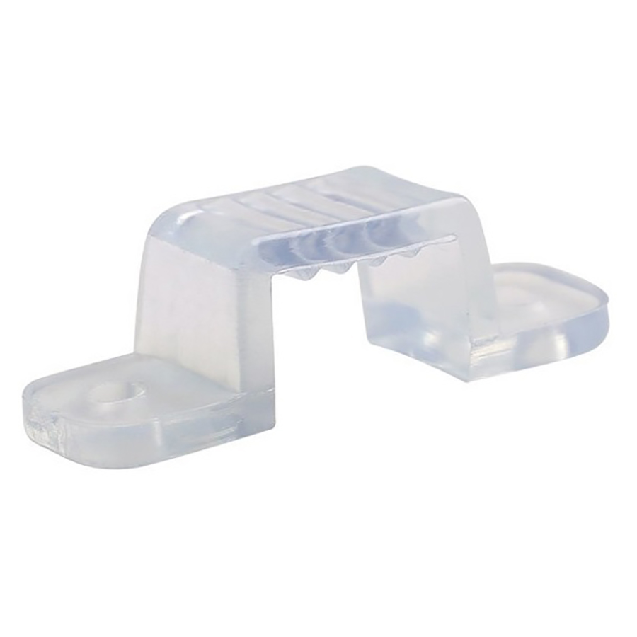 Скоба крепления для одноцветной светодиодной ленты 220В, 3528, IP20, ширина 8мм GENERAL