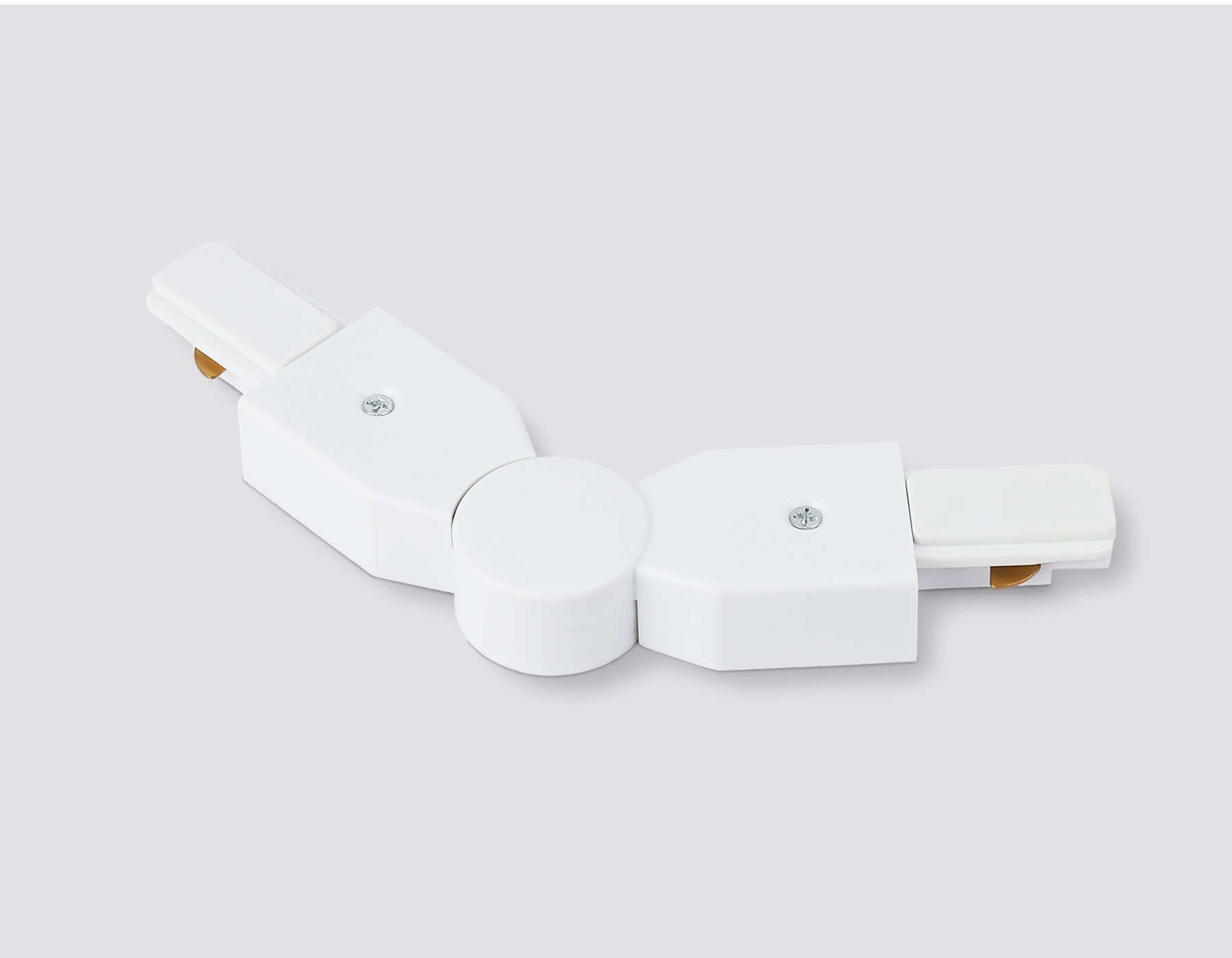 GL7179 WH белый коннектор поворотный шарнирный для однофазного шинопровода Standard 220V 285*35*20