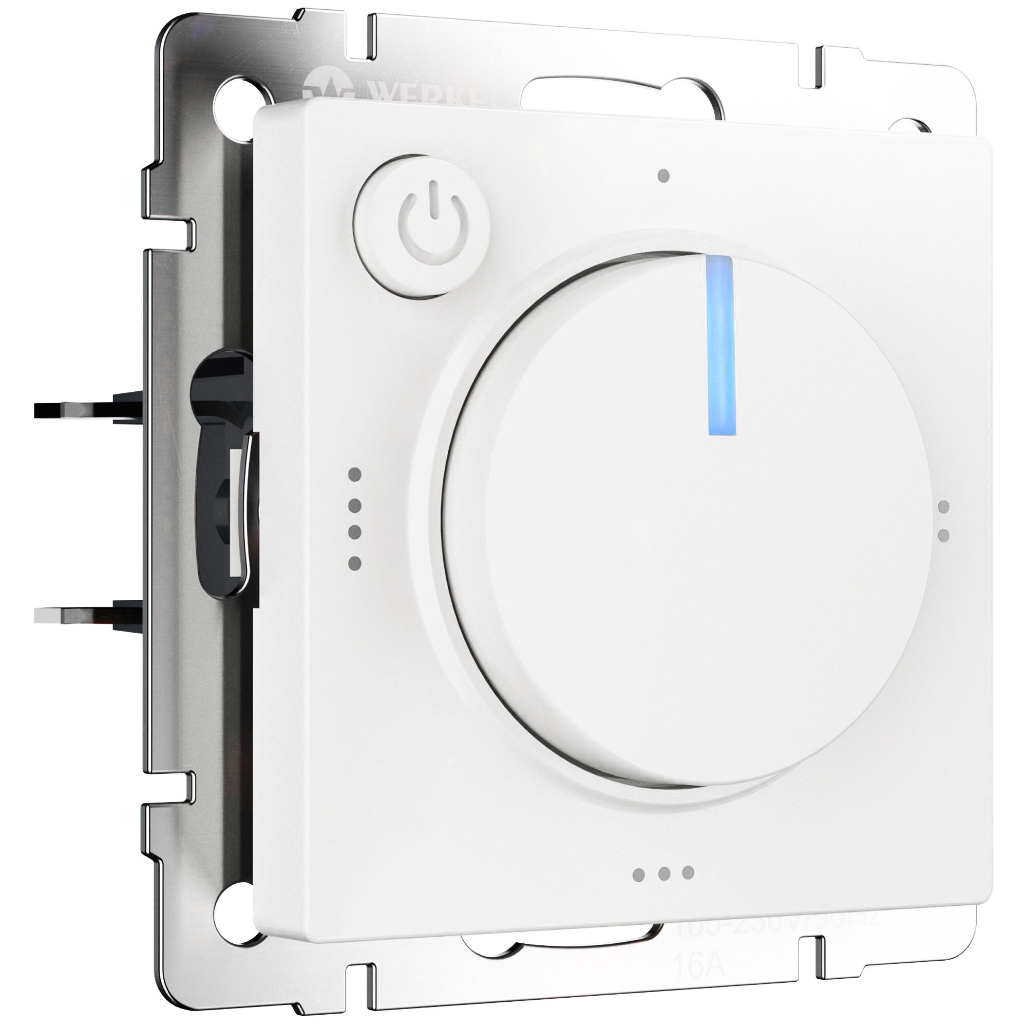 Терморегулятор электромеханический для теплого пола Werkel (белый матовый) W1151161