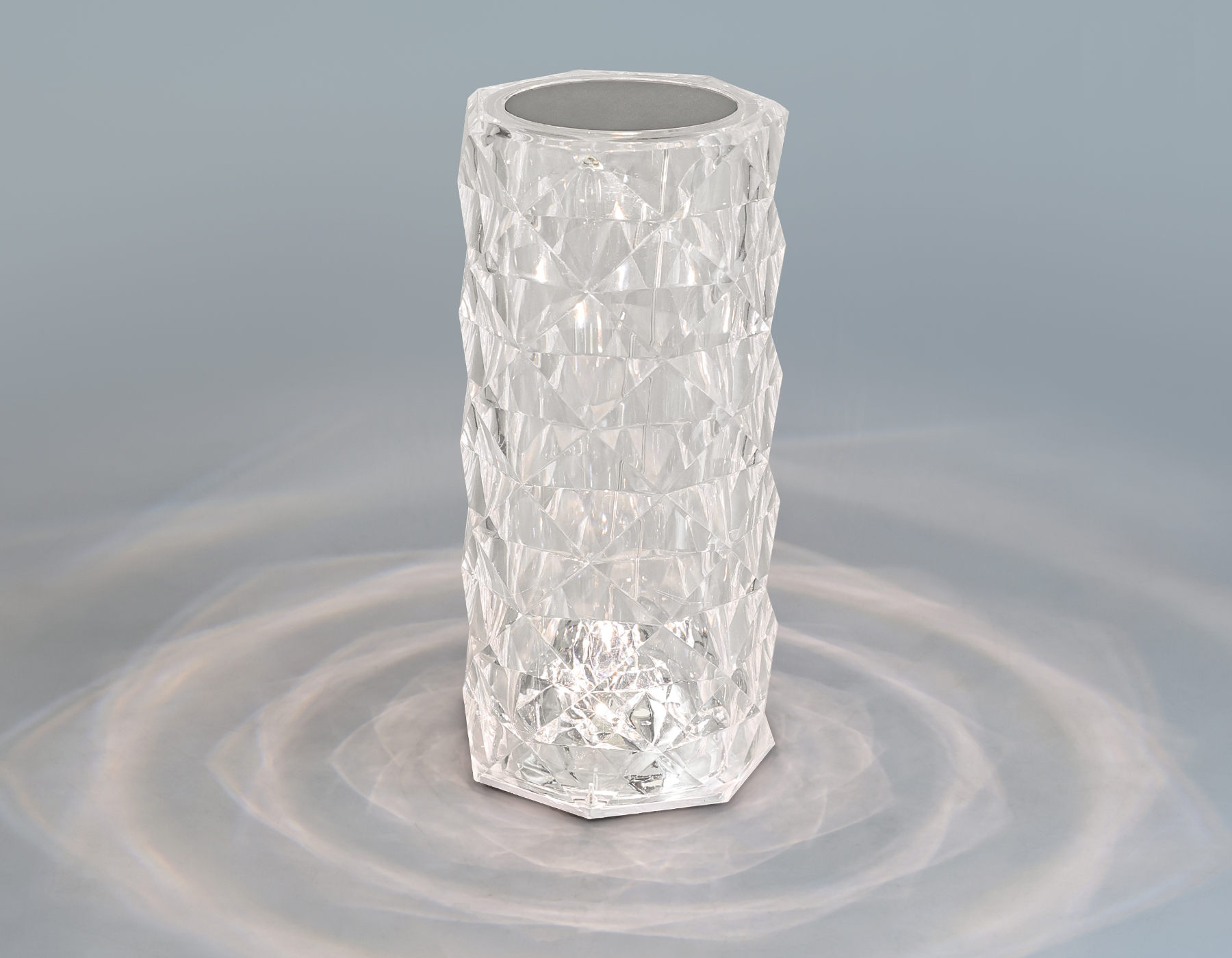 Настольный светильники Ambrella DE8018 CL прозрачный LED 3000K/4200K/6400K 3W