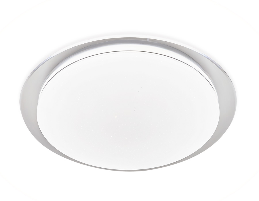 Потолочный светодиодный светильник  Ambrella  FF48 WH белый 72W D570*85 (ПДУ ИК)