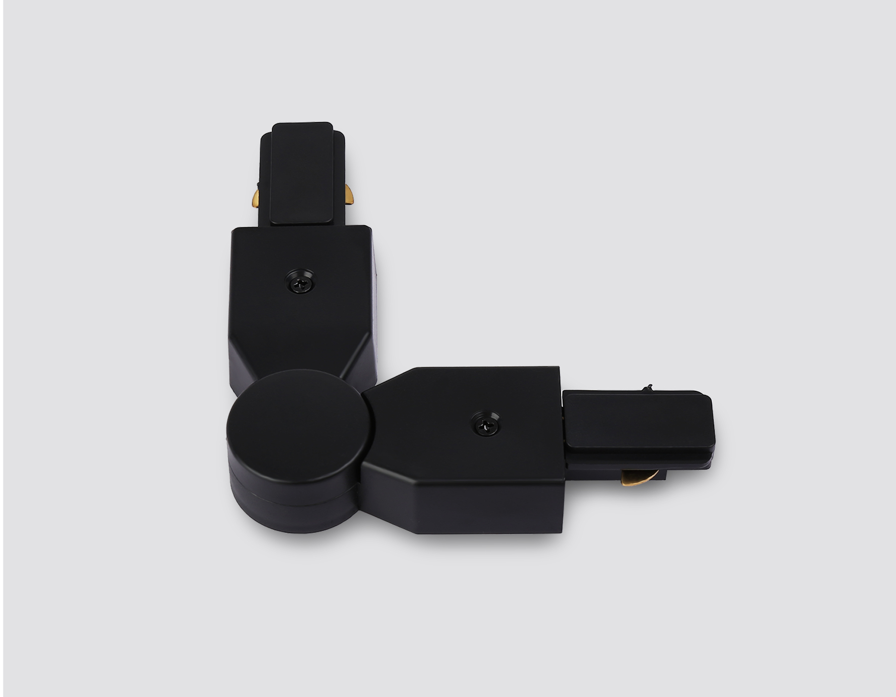 GL7180 BK черный коннектор поворотный шарнирный для однофазного шинопровода Standard 220V 285*35*20