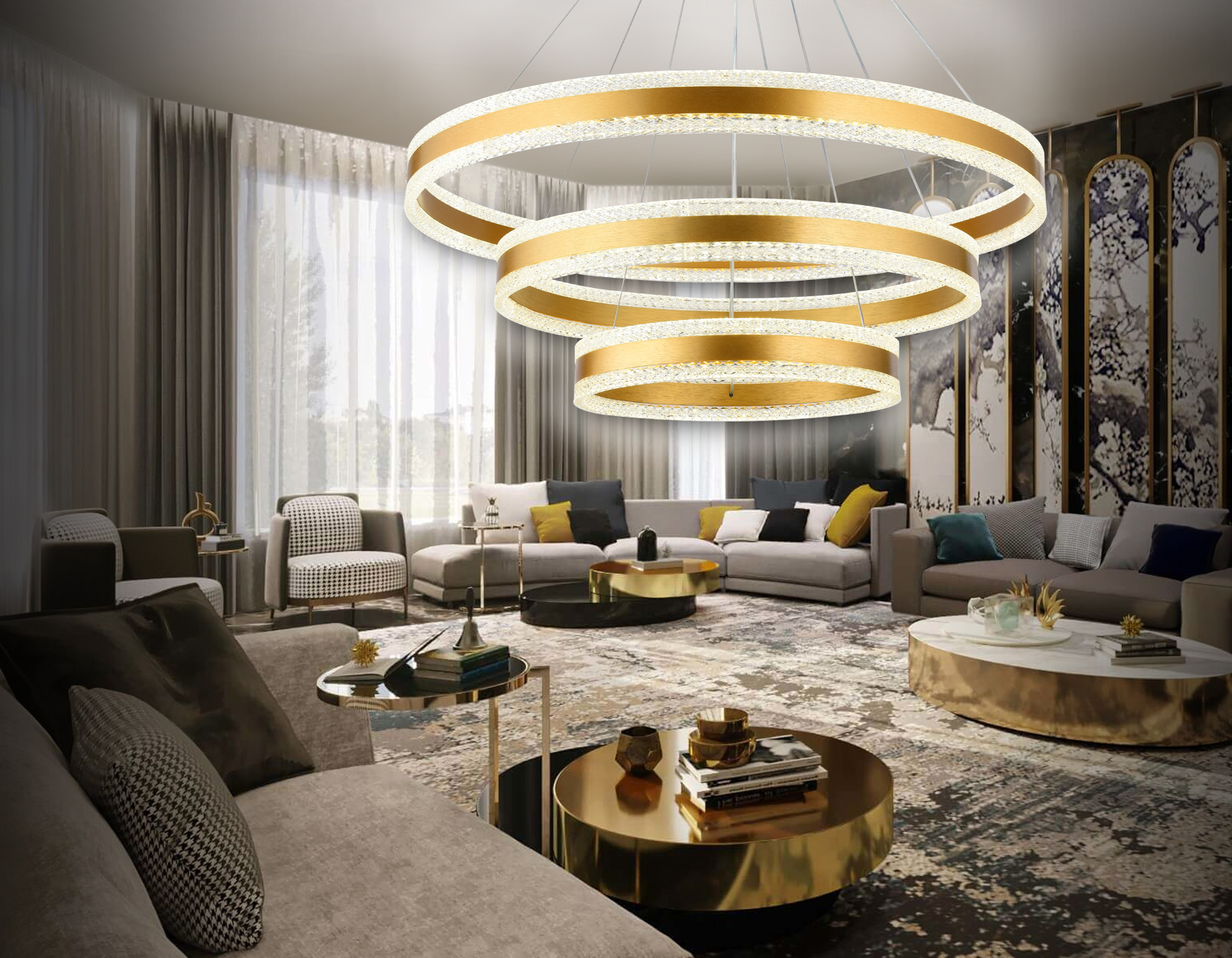 Подвесной LED светильник FA6183/3 GD золото 245W 3000K+6400K/3000K/6400K/4200K+4200K D800*940 (ПДУ РАДИО 2.4G) Подвесной LED светильник FA6183/3 GD золото 245W 3000K+6400K/3000K/6400K/4200K+4200K D800*940 (ПДУ РАДИО 2.4G)