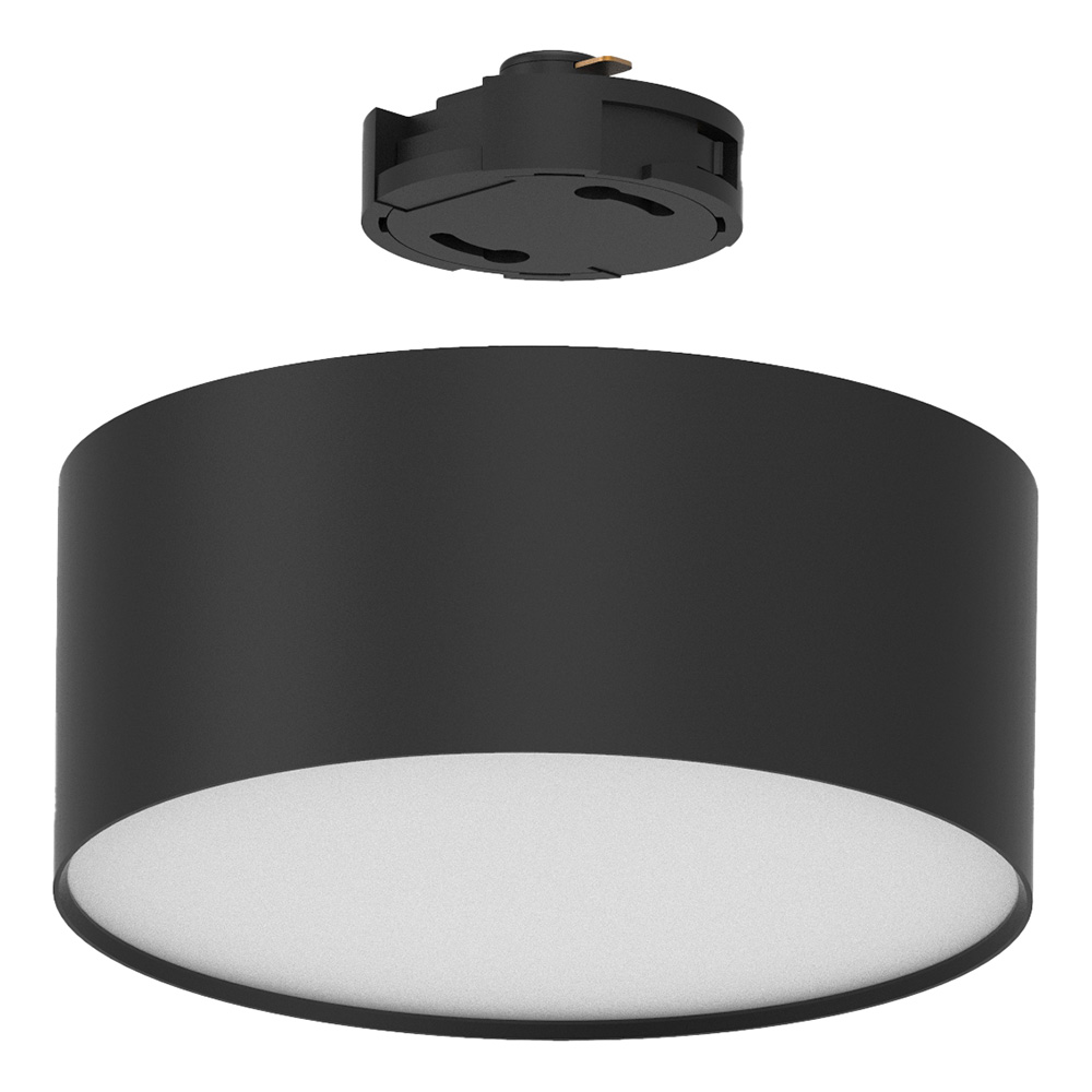 Светодиодный светильник Feron AL129 трековый однофазный на шинопровод 18W 4000K 110 градусов черный Светодиодный светильник Feron AL129 трековый однофазный на шинопровод 18W 4000K 110 градусов черный