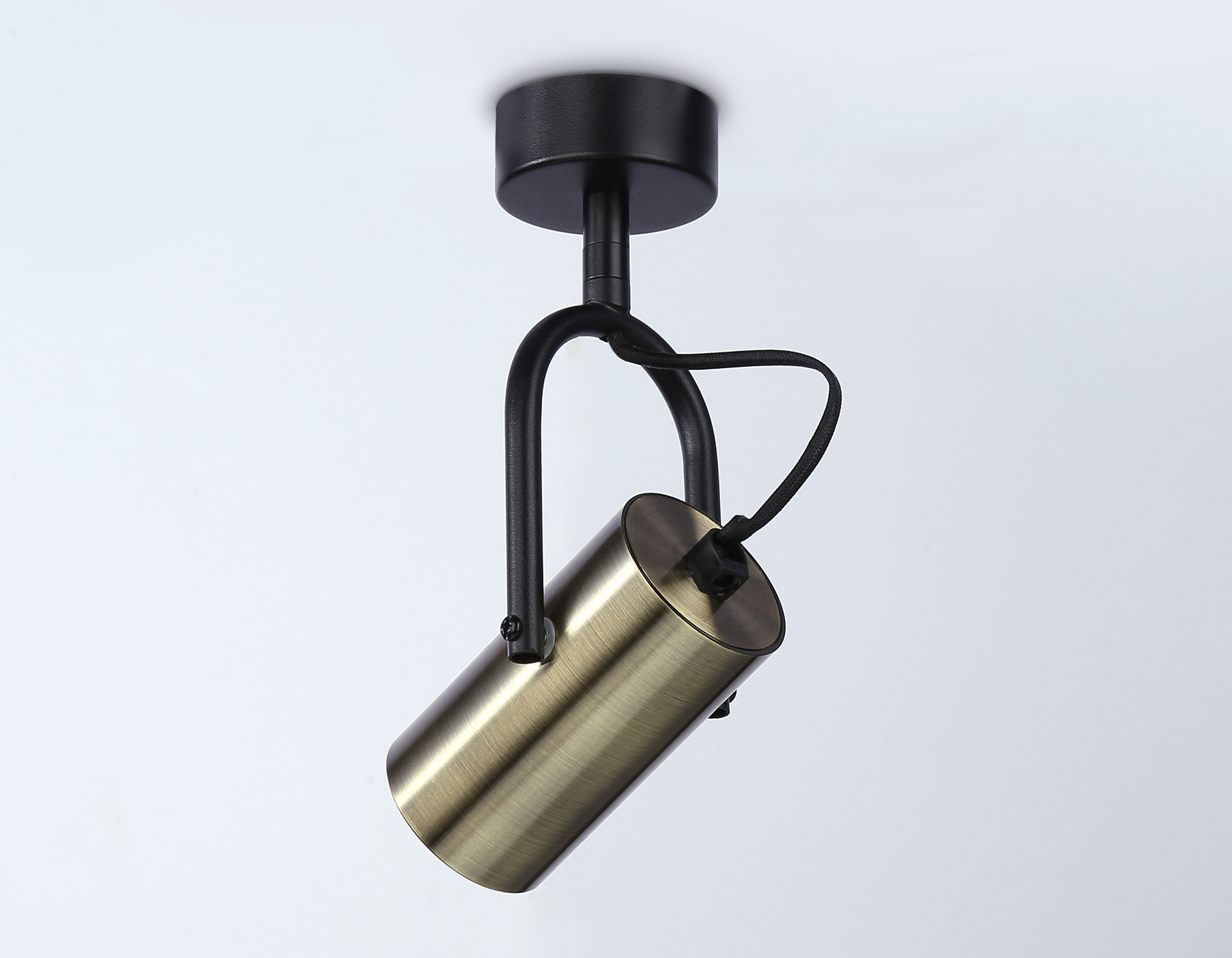 Накладной поворотный спот Ambrella TA13192 BK/SB черный/бронза GU10 max 12W D55*L100*H200