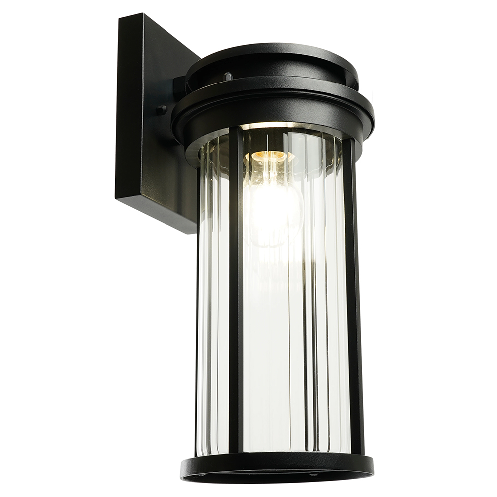 Светильник садово-парковый Feron PL781  на стену вниз 40W 220-240V E27, черный