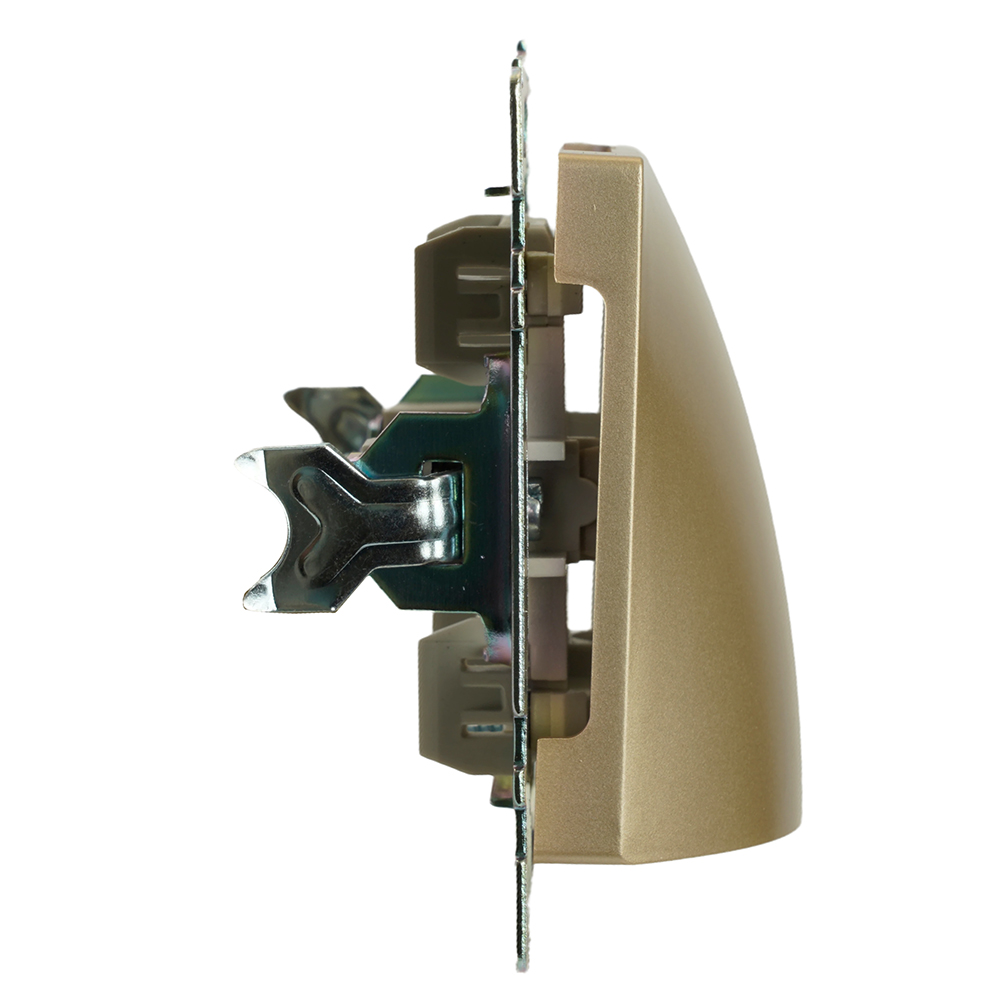 Кабельный вывод (механизм), STEKKER, серия Катрин, золото, GLS00-7116-08