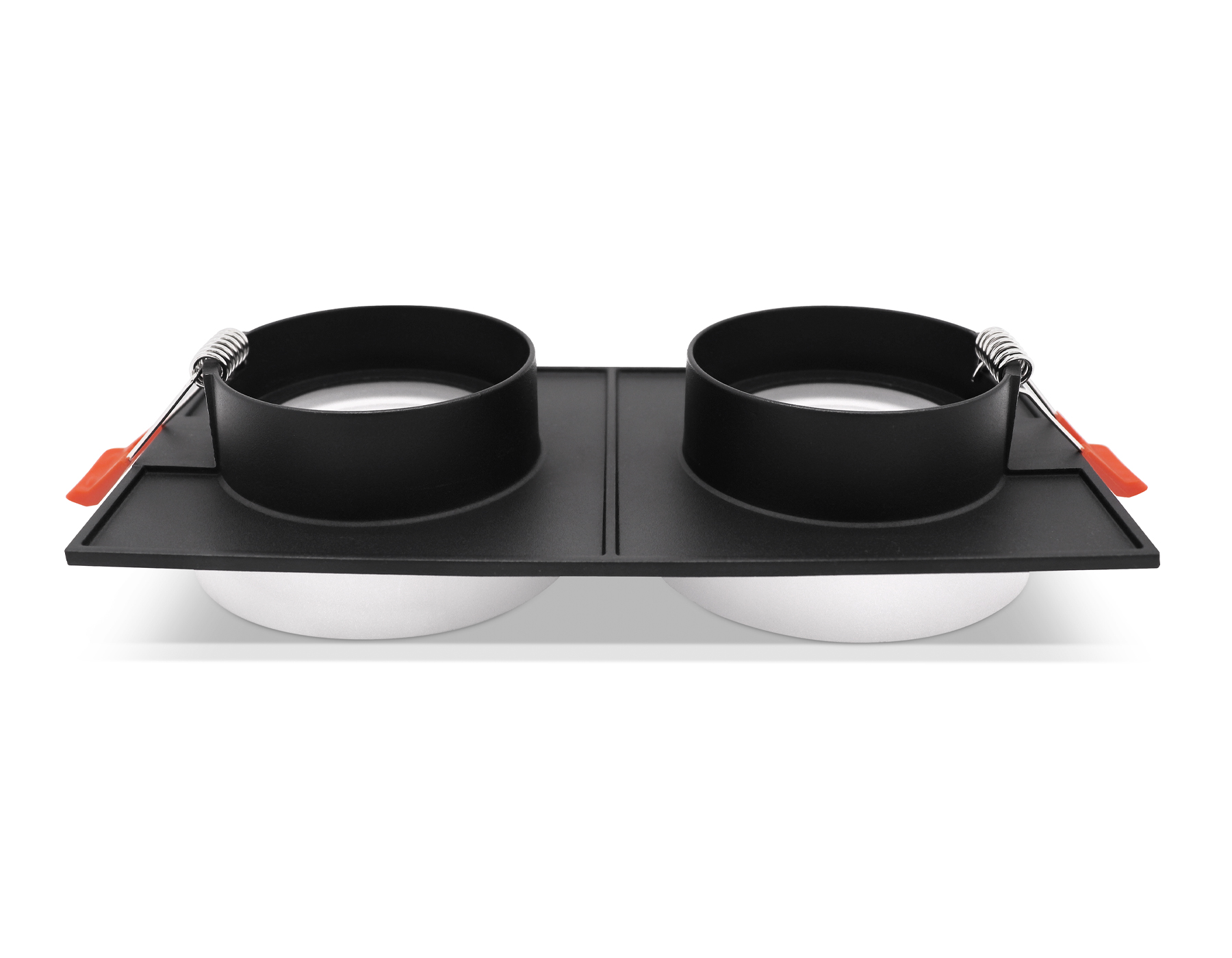 Встраиваемый светильник TN1319/2 SBK/FR черный песок/белый матовый GU5.3 182*92*45