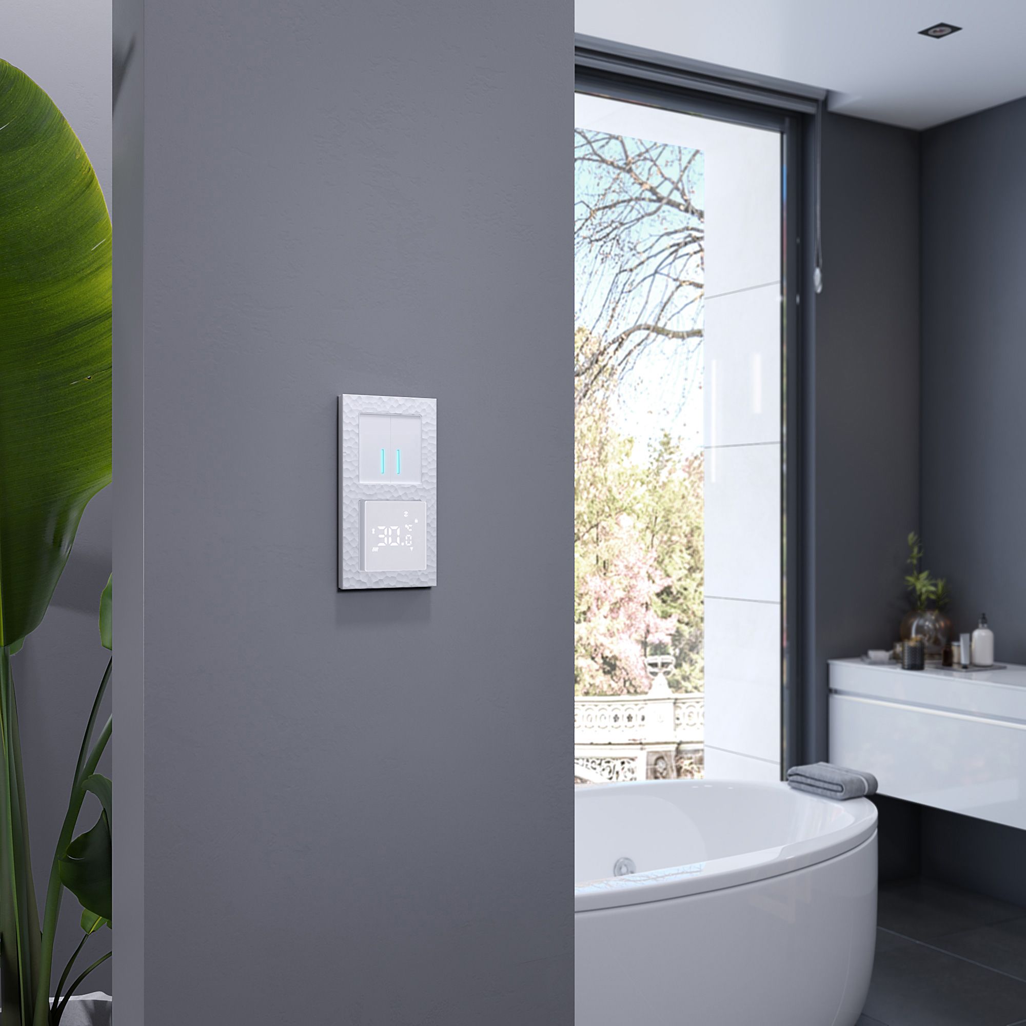 Сенсорный терморегулятор для теплого пола Wi-Fi WERKEL (белый) W1151201